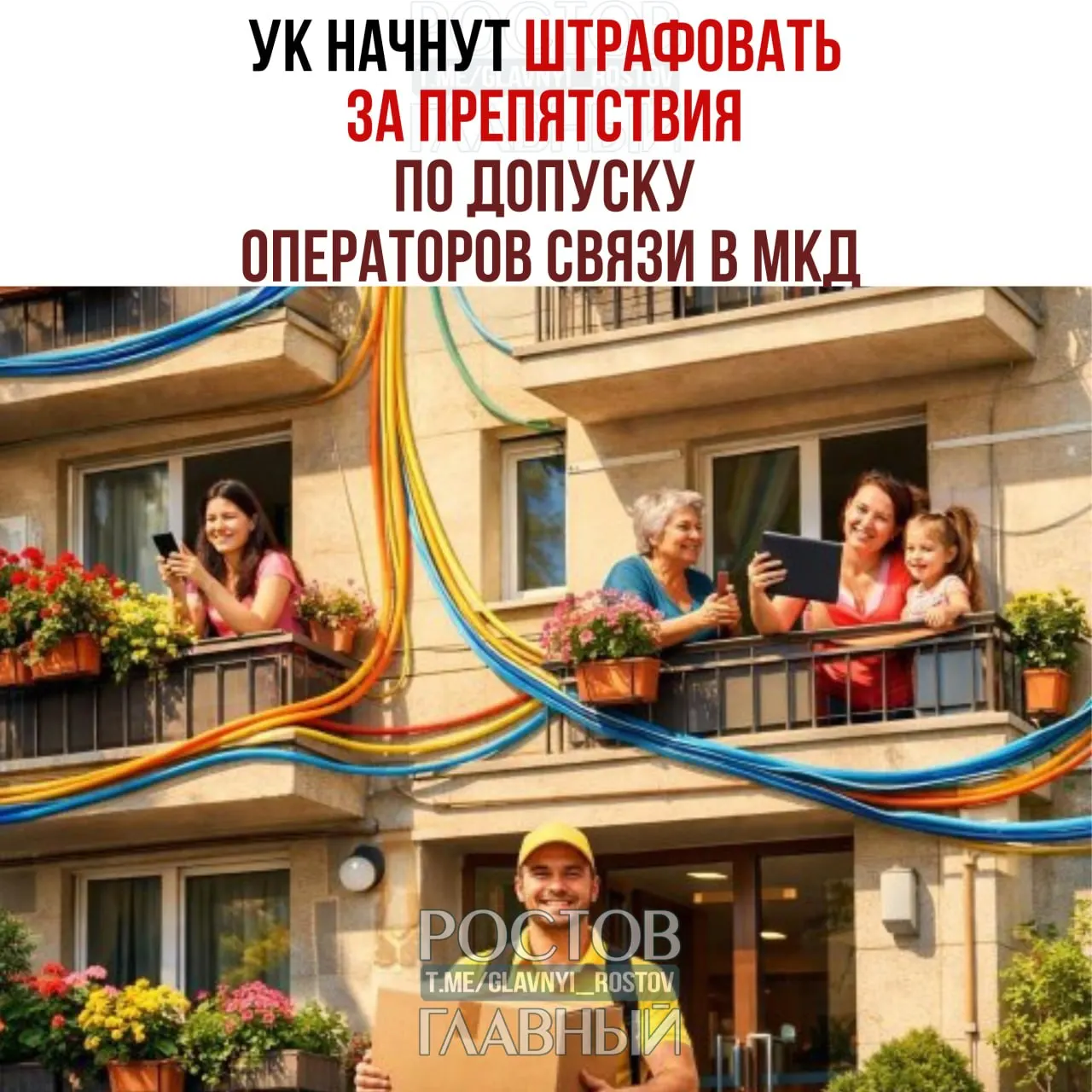 За препятствия при установке, обслуживании или демонтаже интернет-кабелей, антенн и другого оборудования вводятся штрафы для должностных лиц и организаций.