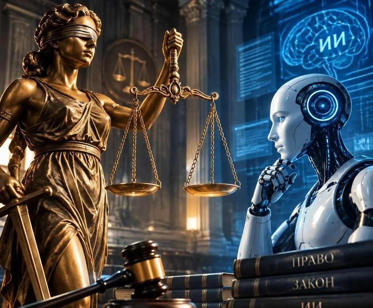 Через год в судах начнут применяться системы искусственного интеллекта для поддержки решений судей.